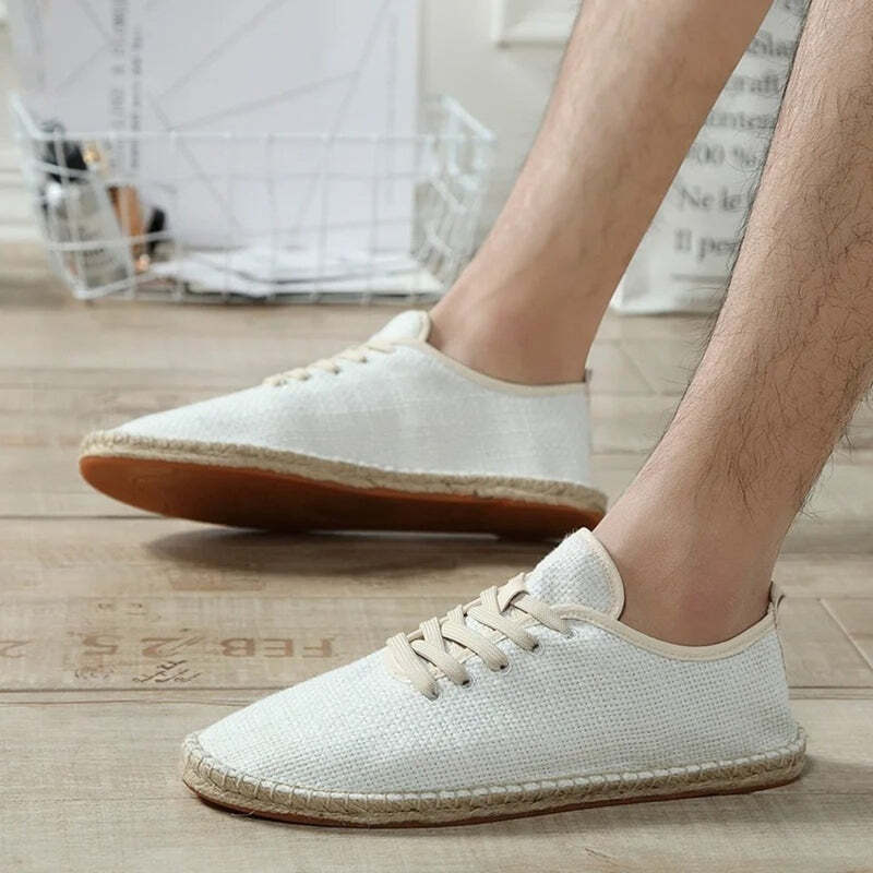Espadrille beige homme/femme Podoways