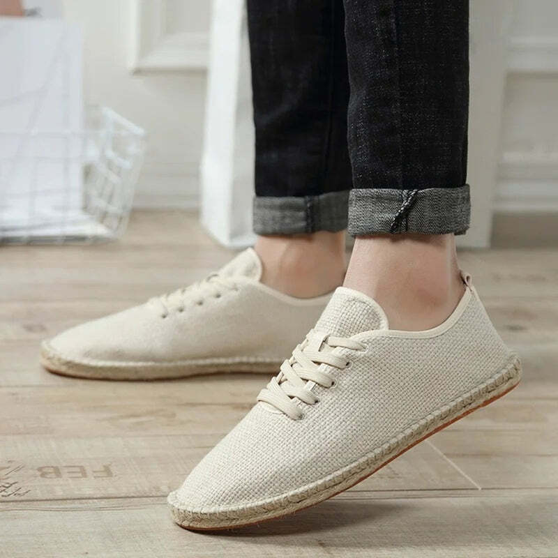 Espadrille beige homme/femme Podoways