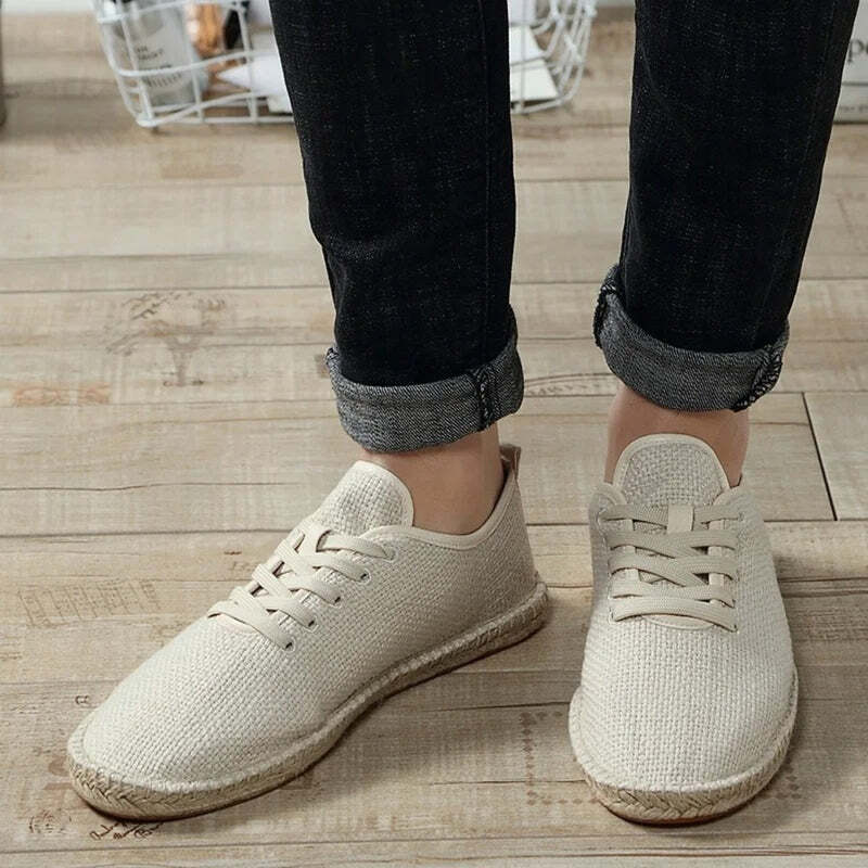 Espadrille beige homme/femme Podoways