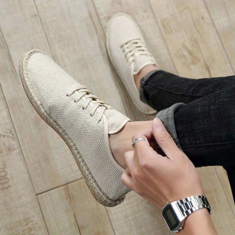 Espadrille beige homme/femme Podoways