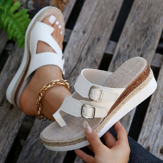 Espadrille blanc hallux valgus Podoways