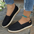 Charger l'image dans la visionneuse de la galerie, Espadrille en toile femme Podoways 36 Black
