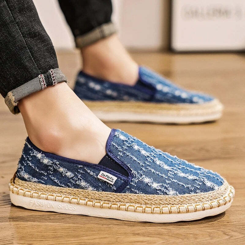 Espadrilles pour homme en toile Podoways