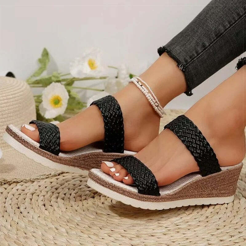 Espadrille femme petit talon Podoways