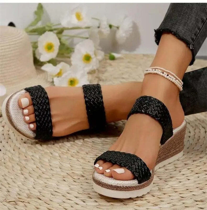Espadrille femme petit talon Podoways