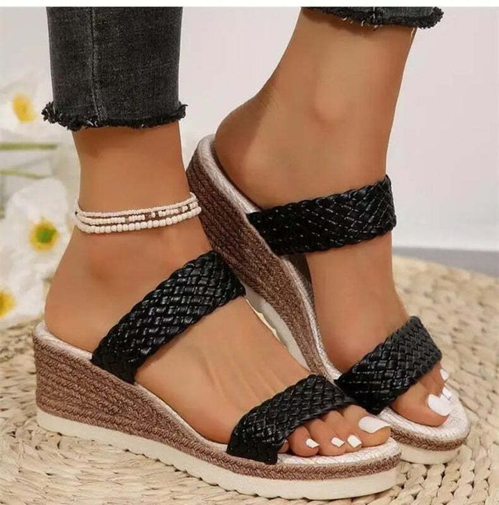 Espadrille femme petit talon Podoways