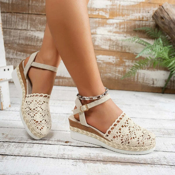 Espadrille femme dentelle Podoways