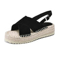 Charger l'image dans la visionneuse de la galerie, Espadrille femme kaki Podoways 32 Black
