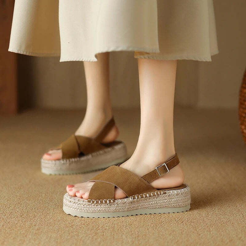 Espadrille femme kaki Podoways