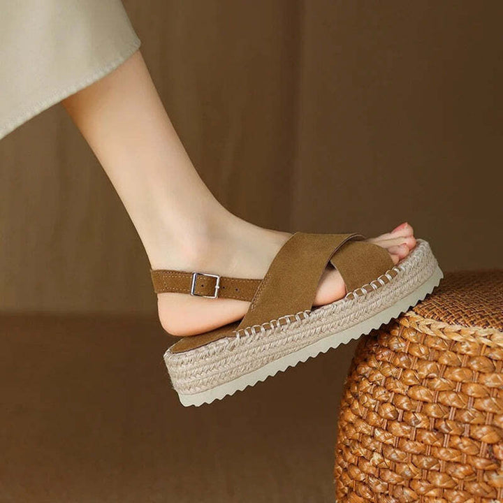 Espadrille femme kaki Podoways