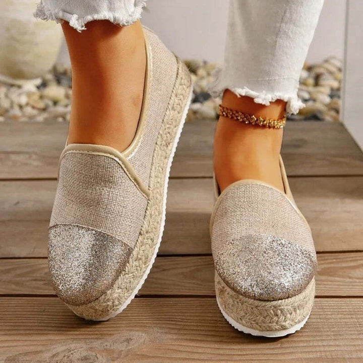 Espadrille pour femme paillette Podoways