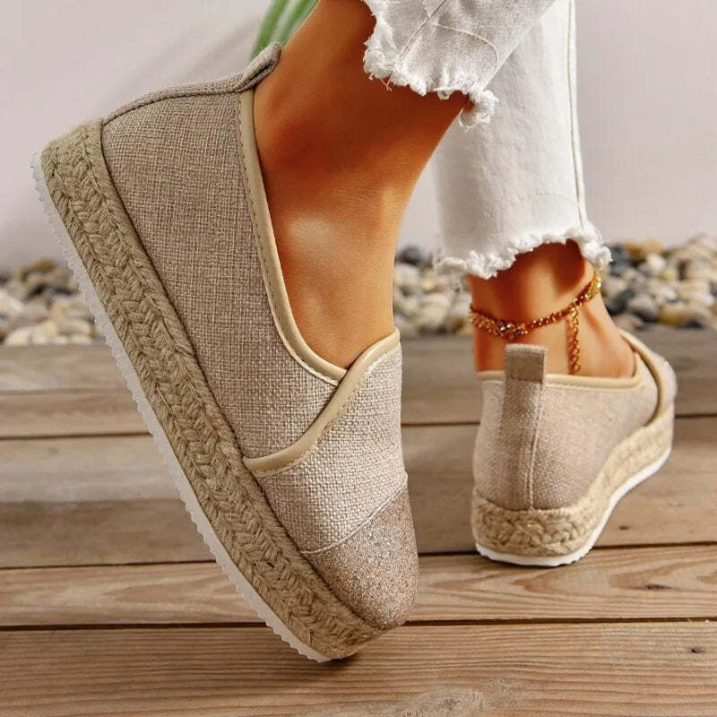 Espadrille pour femme paillette Podoways