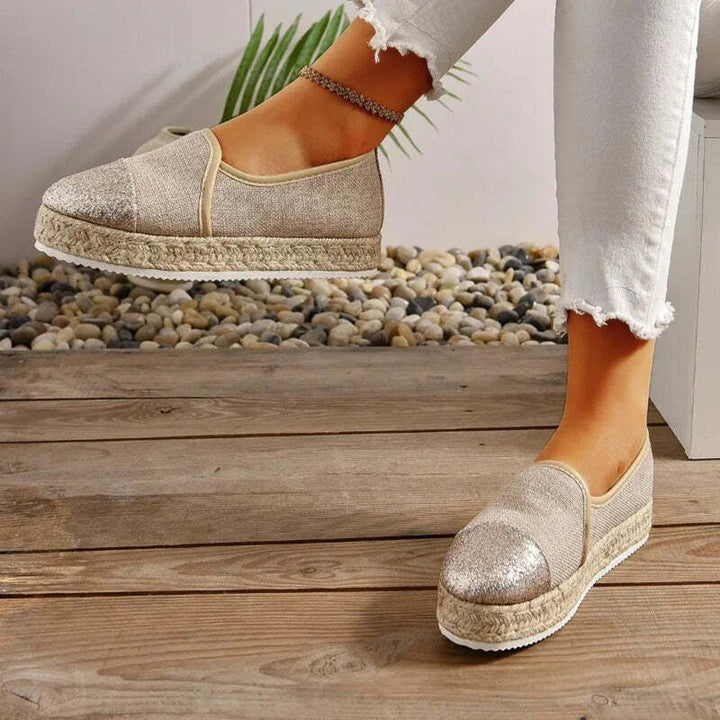 Espadrille pour femme paillette Podoways