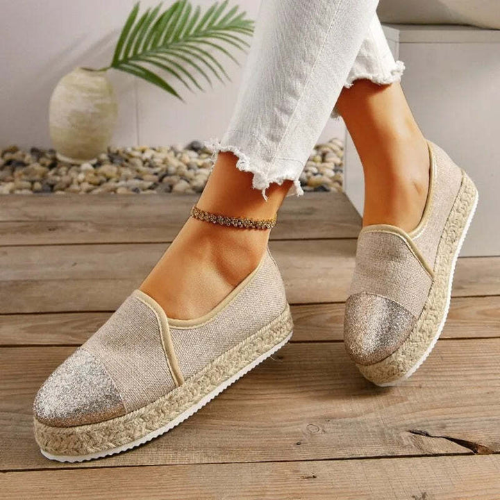 Espadrille pour femme paillette Podoways