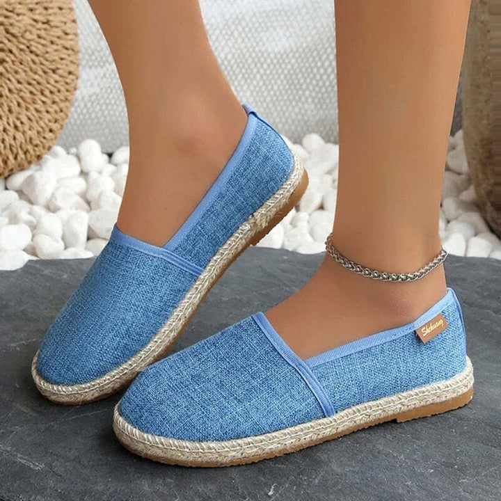Espadrille femme plate pour la marche Podoways 36 RoyalBlue