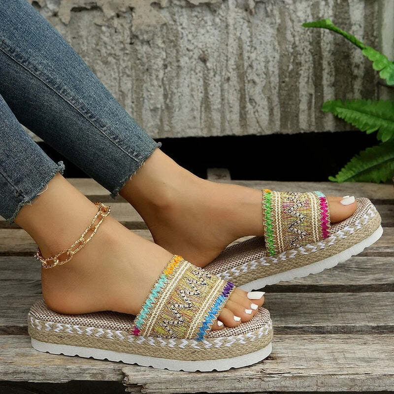 Espadrille femme plateforme Podoways 35 GreenYellow