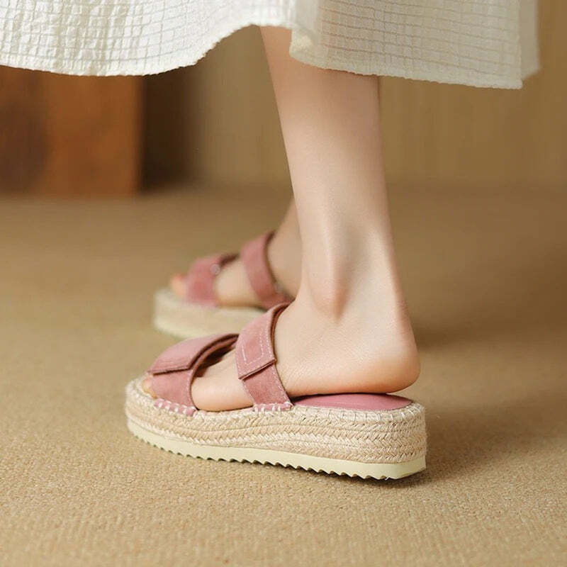 Espadrille femme rose Podoways