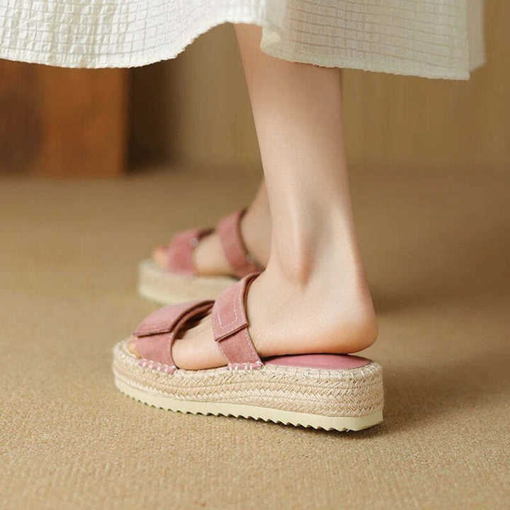 Espadrille femme rose Podoways