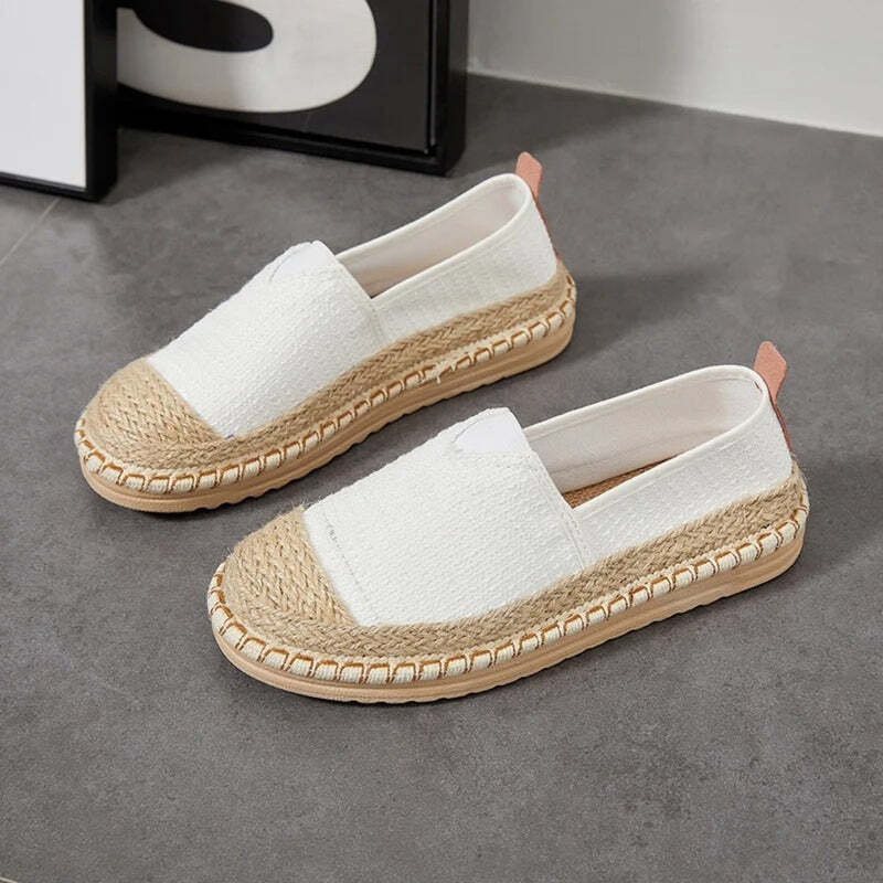 Espadrille femme style 2024 Podoways 35 Blanc