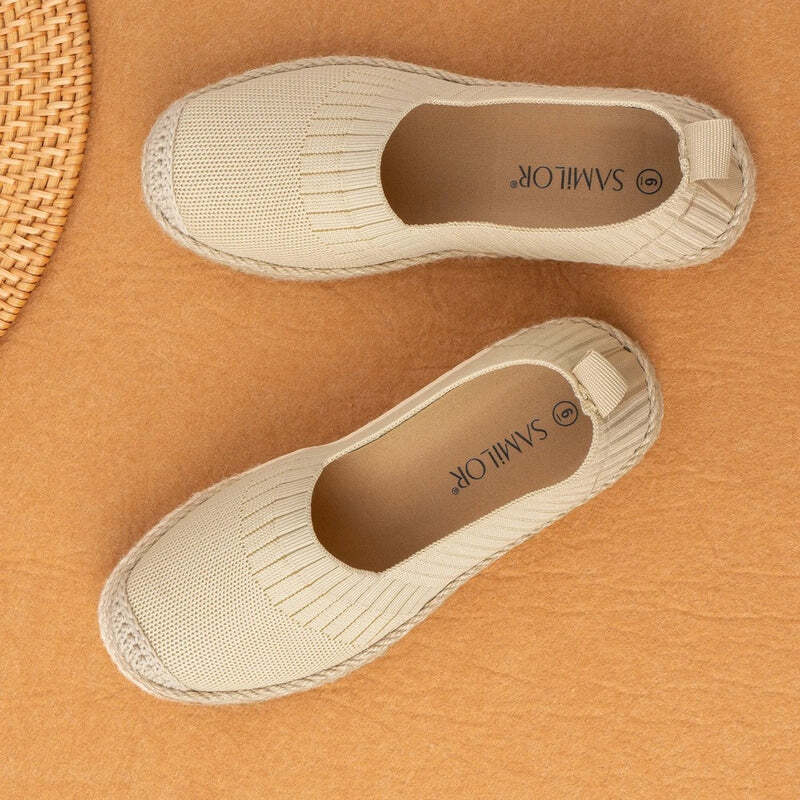 Espadrilles femme au style français Podoways 37 Wheat