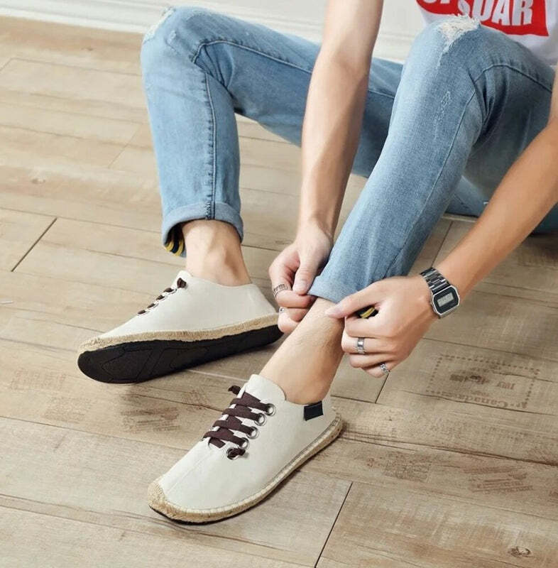 Espadrilles pour homme avec lacets Podoways