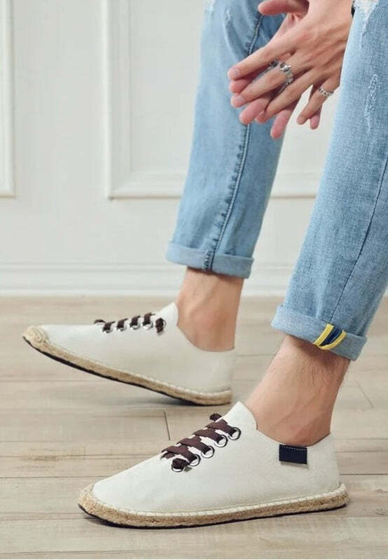 Espadrilles pour homme avec lacets Podoways