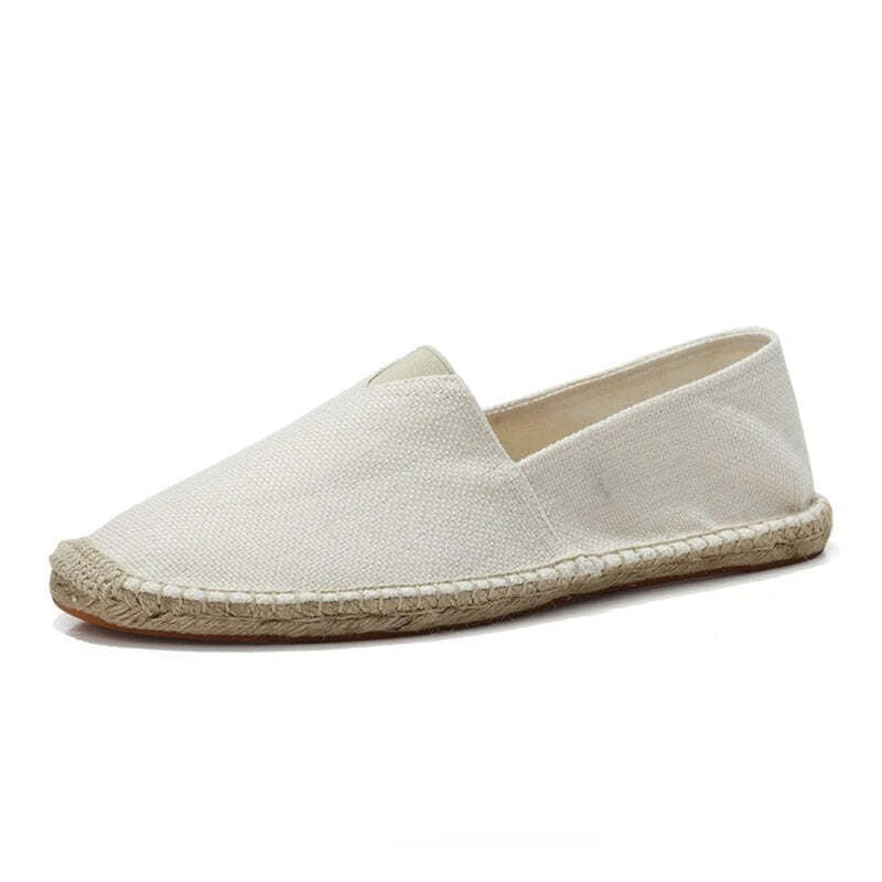 Espadrilles imitation françaises pour homme Podoways 39 Blanc