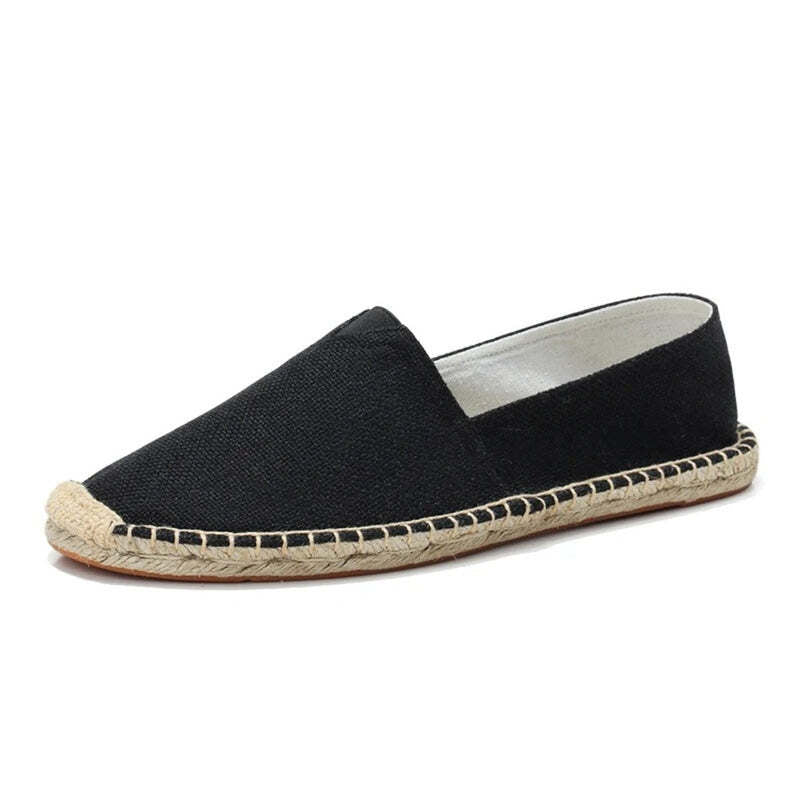 Espadrilles imitation françaises pour homme Podoways 39 Black