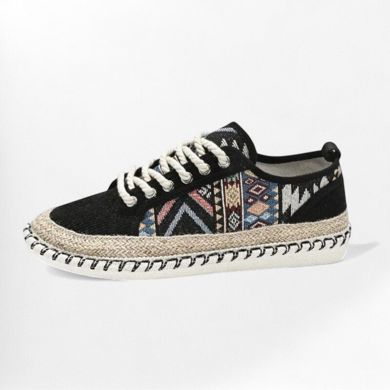Espadrilles élégantes pour homme – finition luxe Podoways 35 Black