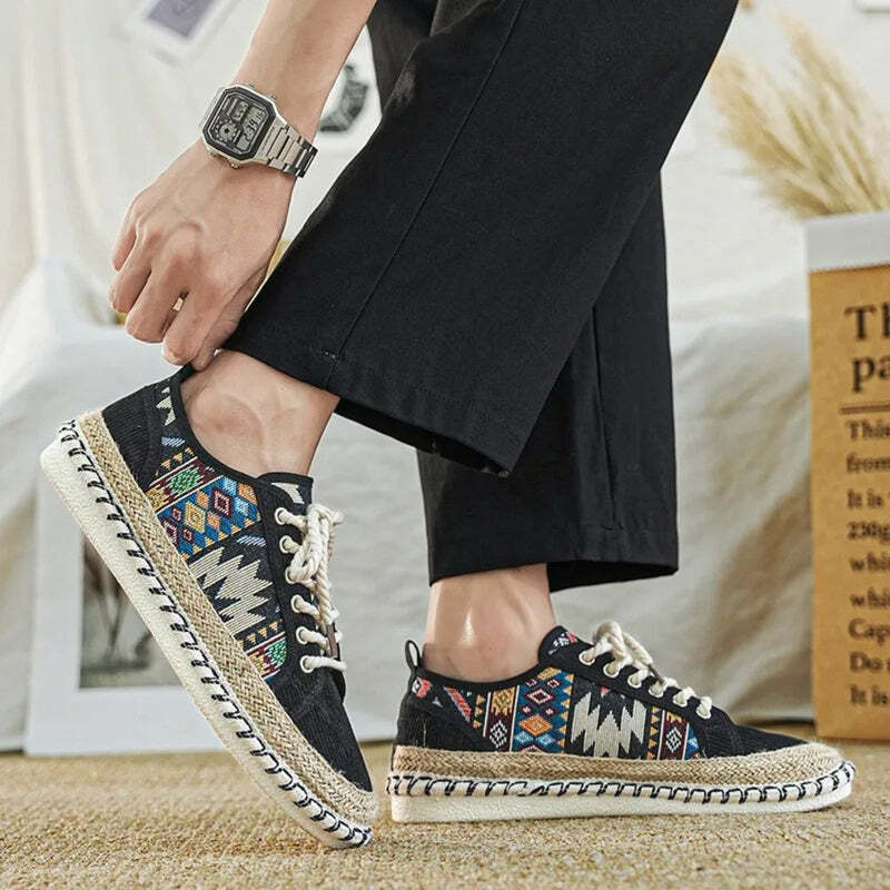 Espadrilles élégantes pour homme – finition luxe Podoways