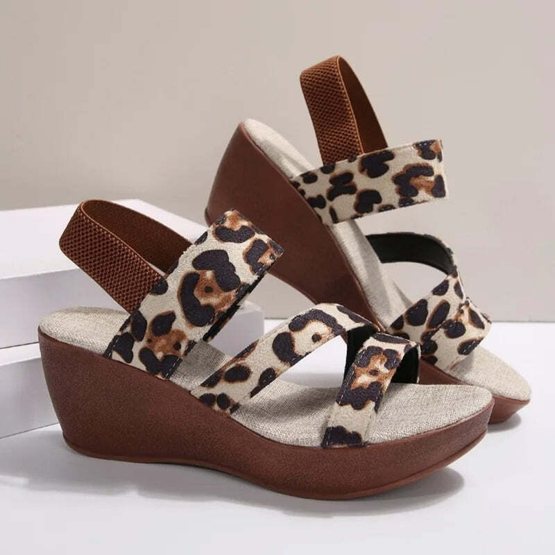 Espadrille leopard femme Podoways
