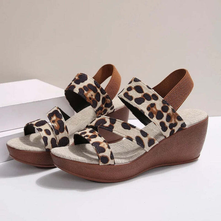 Espadrille leopard femme Podoways