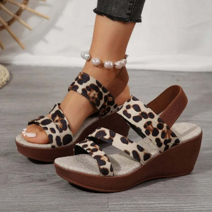 Espadrille leopard femme Podoways