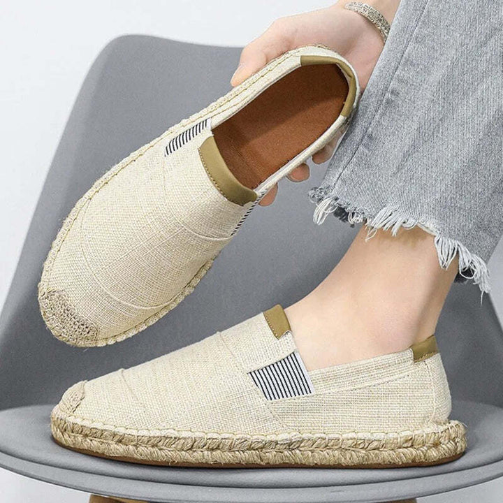 Espadrilles noires pour homme Podoways