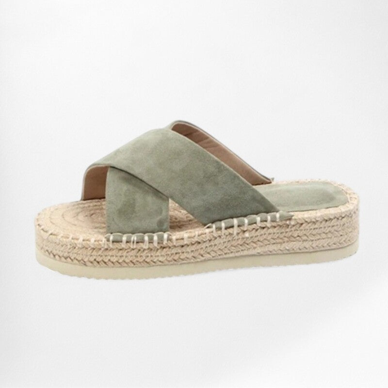 Espadrille verte femme Podoways 32 Green
