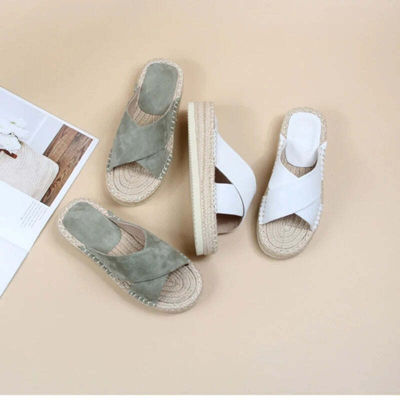 Espadrille verte femme Podoways