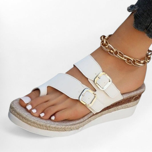 Espadrille blanc hallux valgus Podoways 37 Blanc