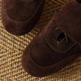 Charger l'image dans la visionneuse de la galerie, Espadrille cuire Daim femme Podoways
