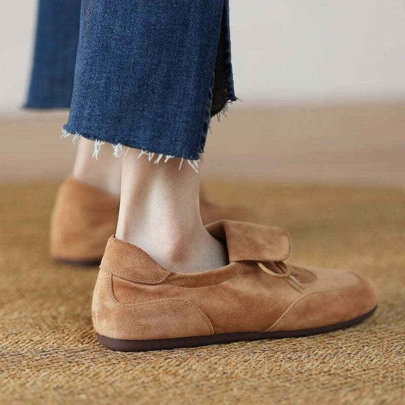 Espadrille cuire Daim femme Podoways