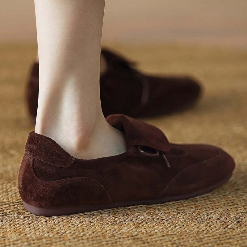 Espadrille cuire Daim femme Podoways