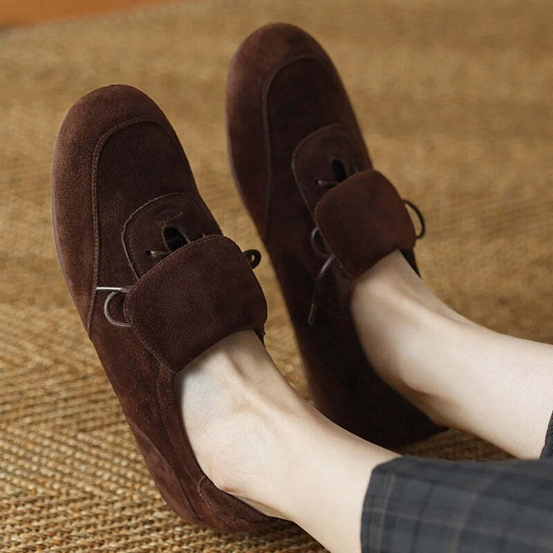 Espadrille cuire Daim femme Podoways