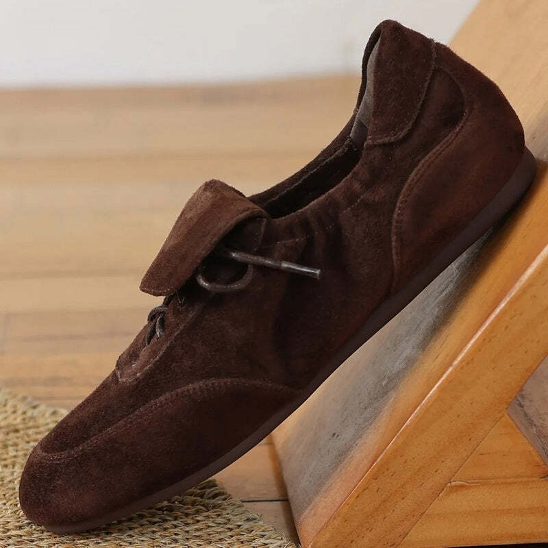 Espadrille cuire Daim femme Podoways