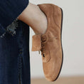Charger l'image dans la visionneuse de la galerie, Espadrille cuire Daim femme Podoways

