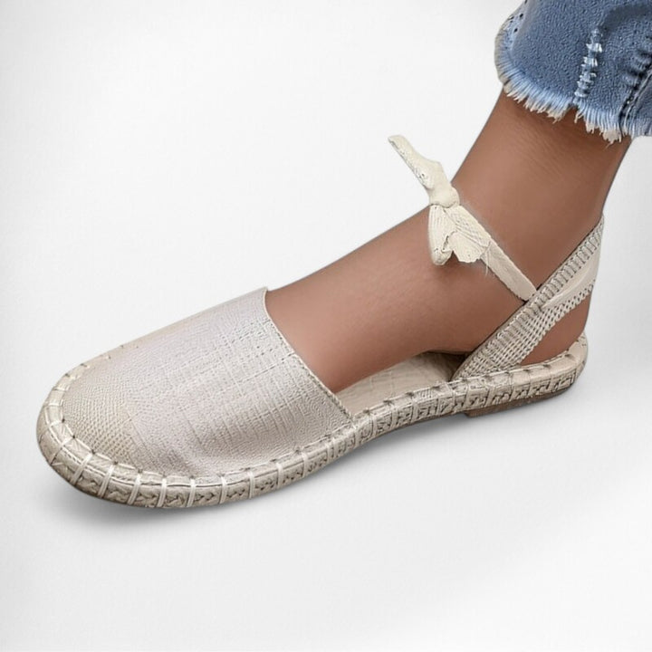 Espadrille femme lacet cheville Podoways 36 Silver