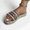 Charger l'image dans la visionneuse de la galerie, Espadrille femme plateforme Podoways 35 Sienna
