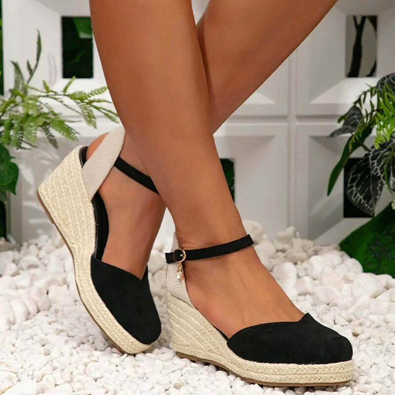 Espadrilles fermées femme Podoways 35 Black