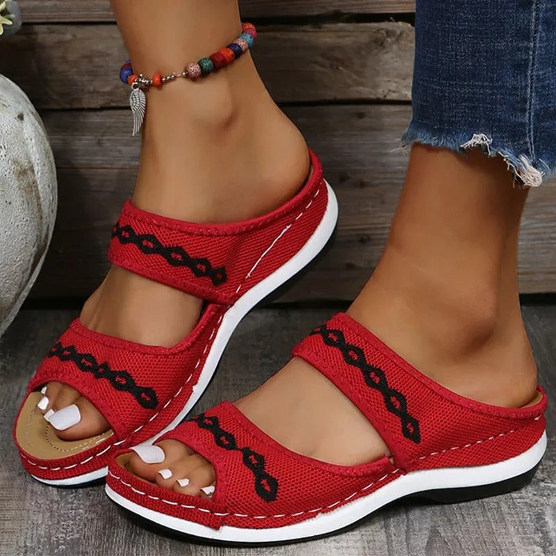 Jolies sandales confortables Podoways 35 Red