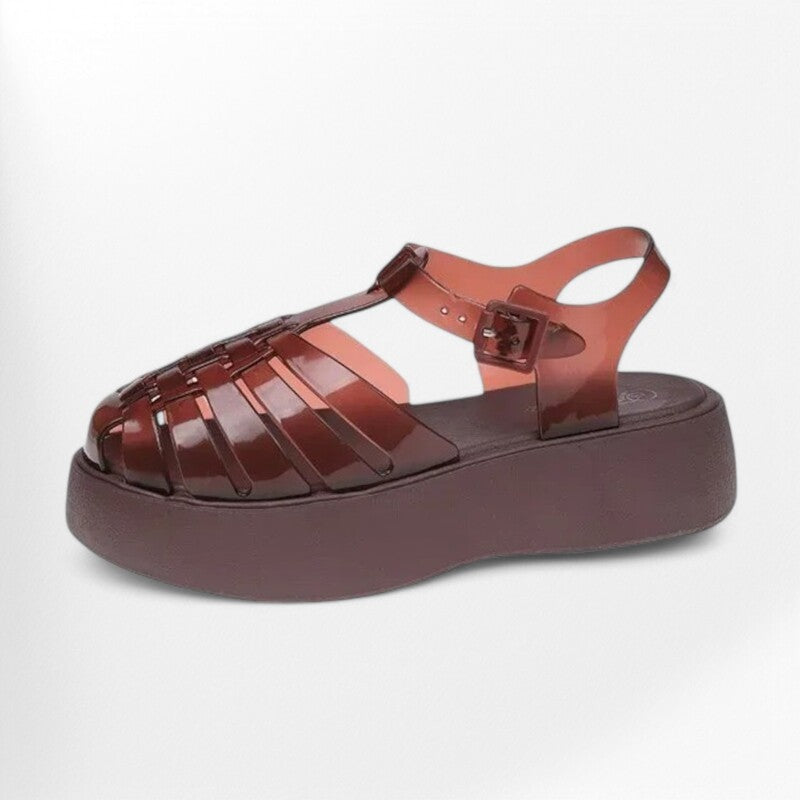 Meilleures sandales de marche pour femme Podoways 36 DarkRed