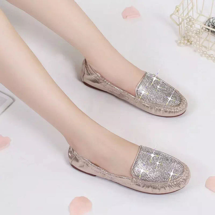Mocassin à paillette pour femme  Podoways   
