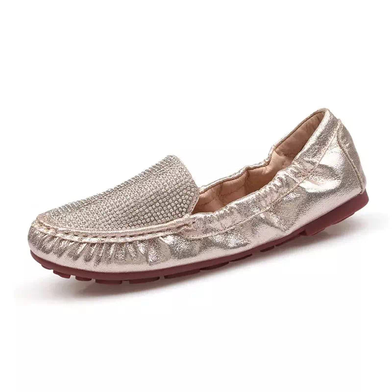 Mocassin à paillette pour femme Podoways 36 Pink